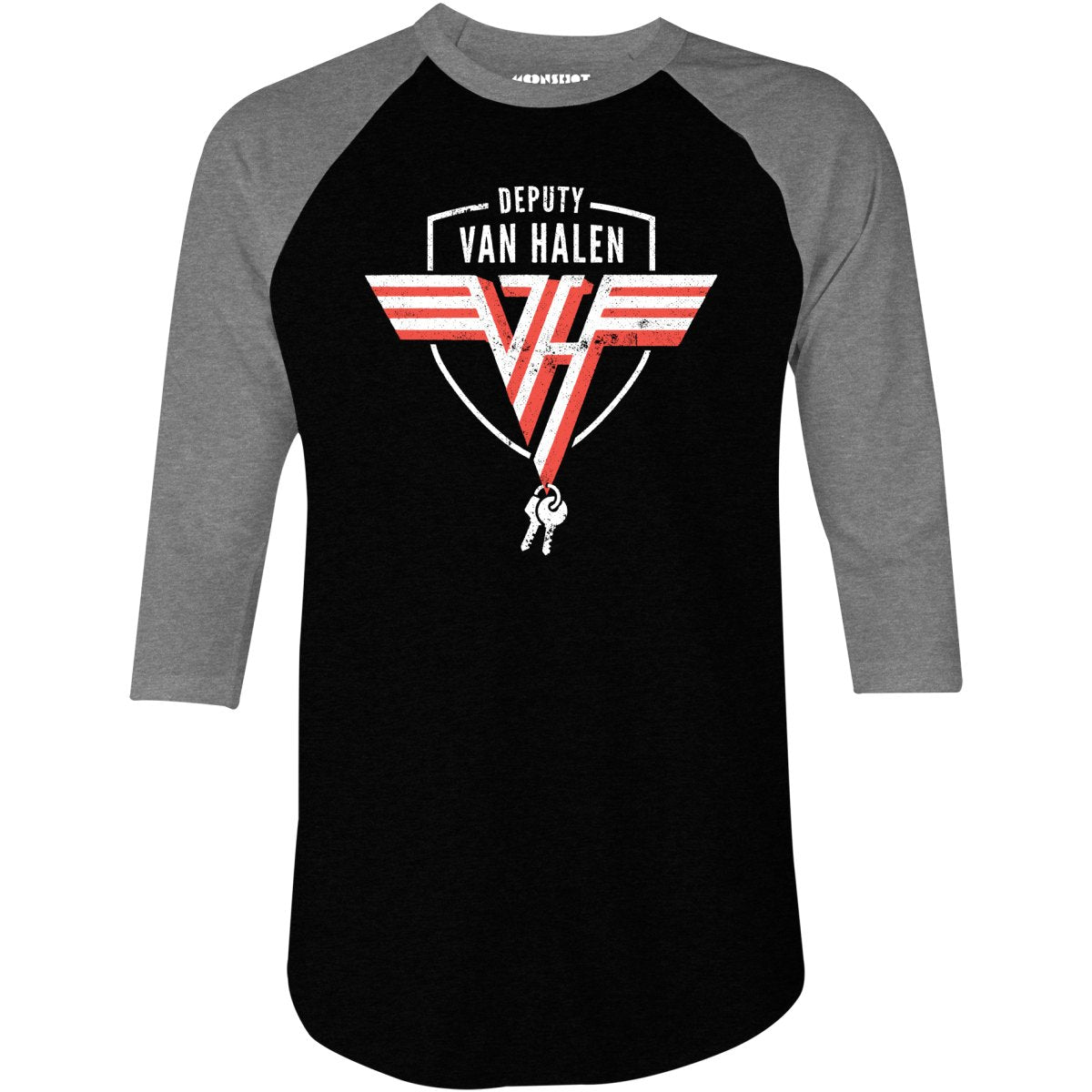Deputy Van Halen - 3/4 Sleeve Raglan T-Shirt
