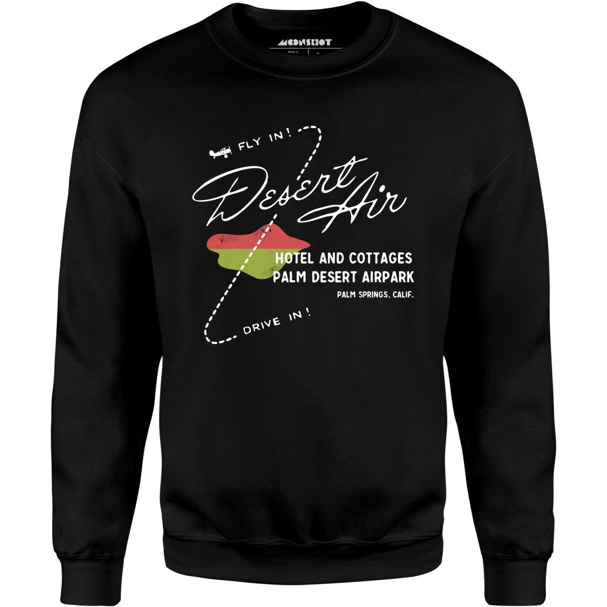 Desert Air Hotel & Cottages - Vintage Palm Springs, CA - Unisex Sweatshirt