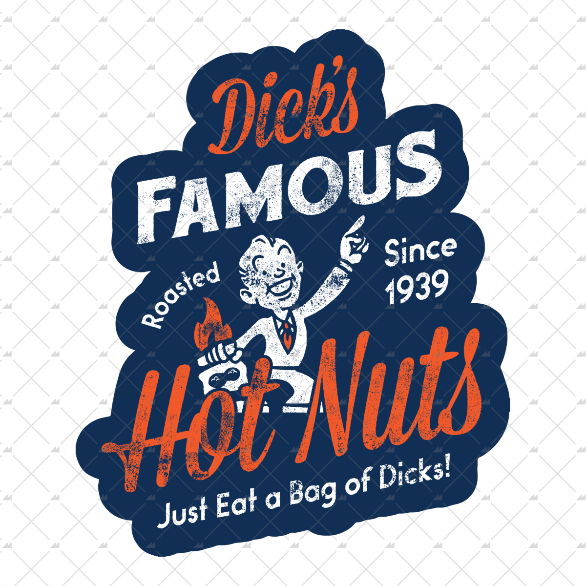 Dick's Hot Nuts - Sticker