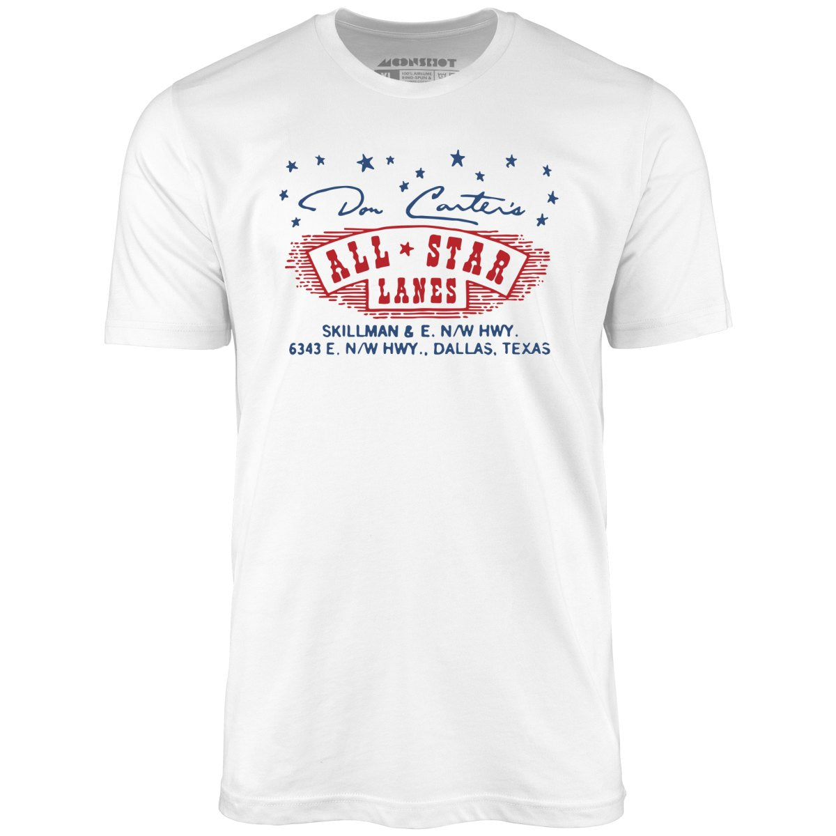 Don Carter's All Star Lanes - Dallas, TX - Vintage Bowling Alley - Unisex T-Shirt