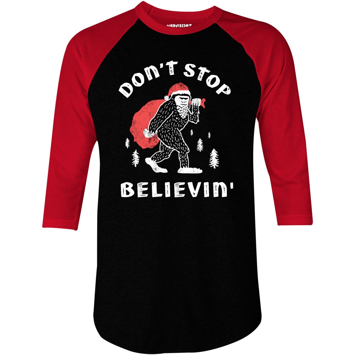 Don't Stop Believin' - 3/4 Sleeve Raglan T-Shirt