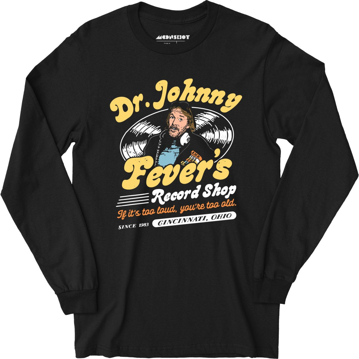 Dr. Johnny Fever's Record Shop - Long Sleeve T-Shirt