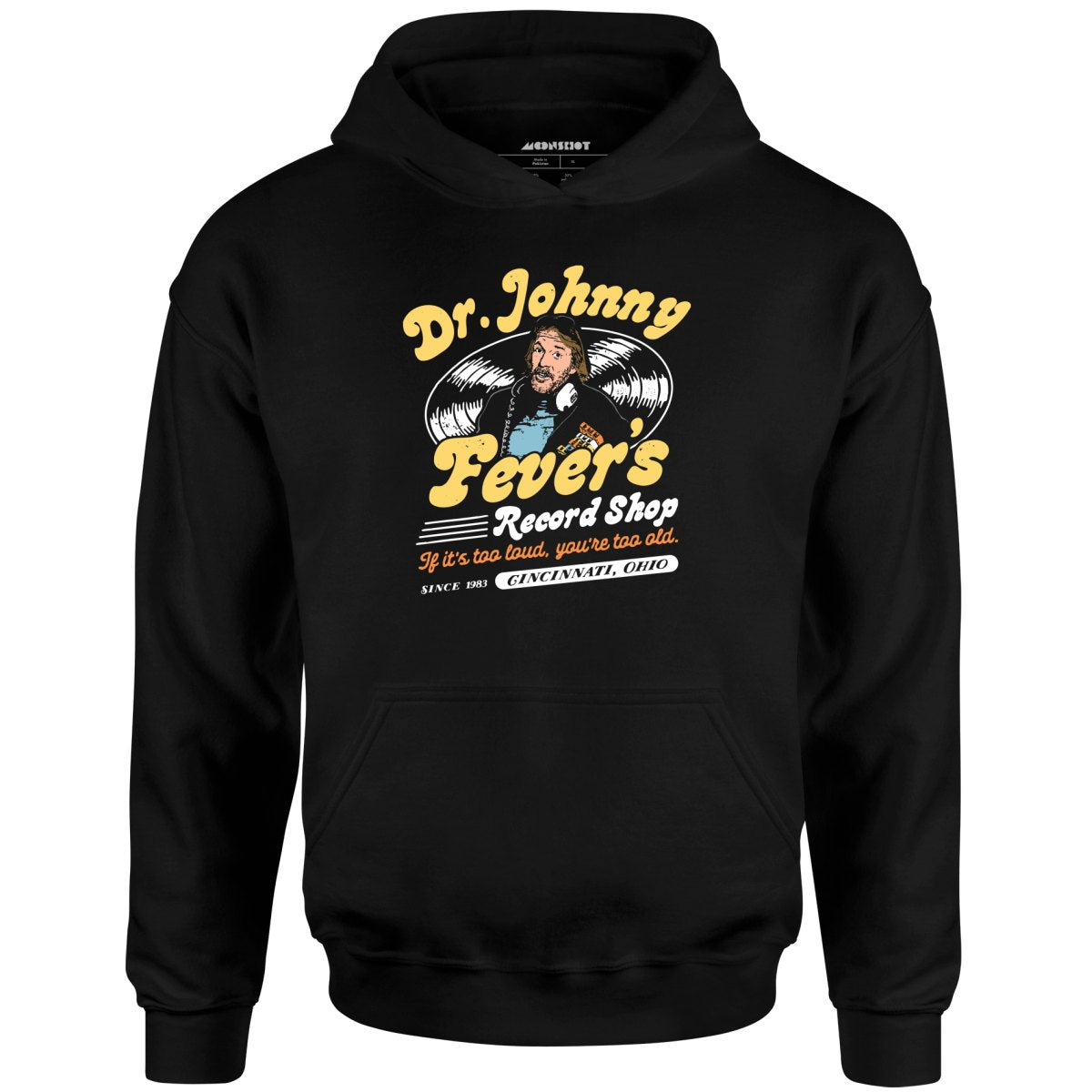 Dr. Johnny Fever's Record Shop - Unisex Hoodie