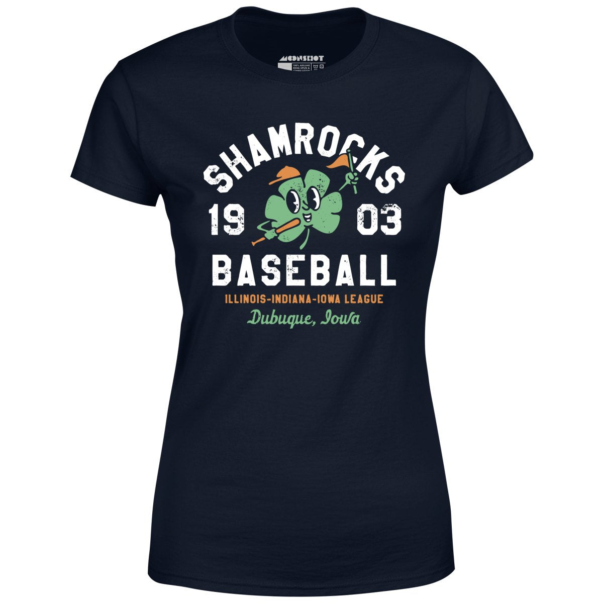 Dubuque Shamrocks - Iowa - Vintage Defunct Baseball Teams - Women's T-Shirt
