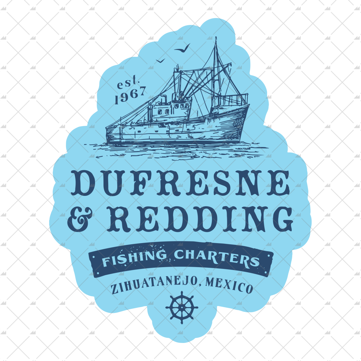Dufresne & Redding Fishing Charters - Sticker