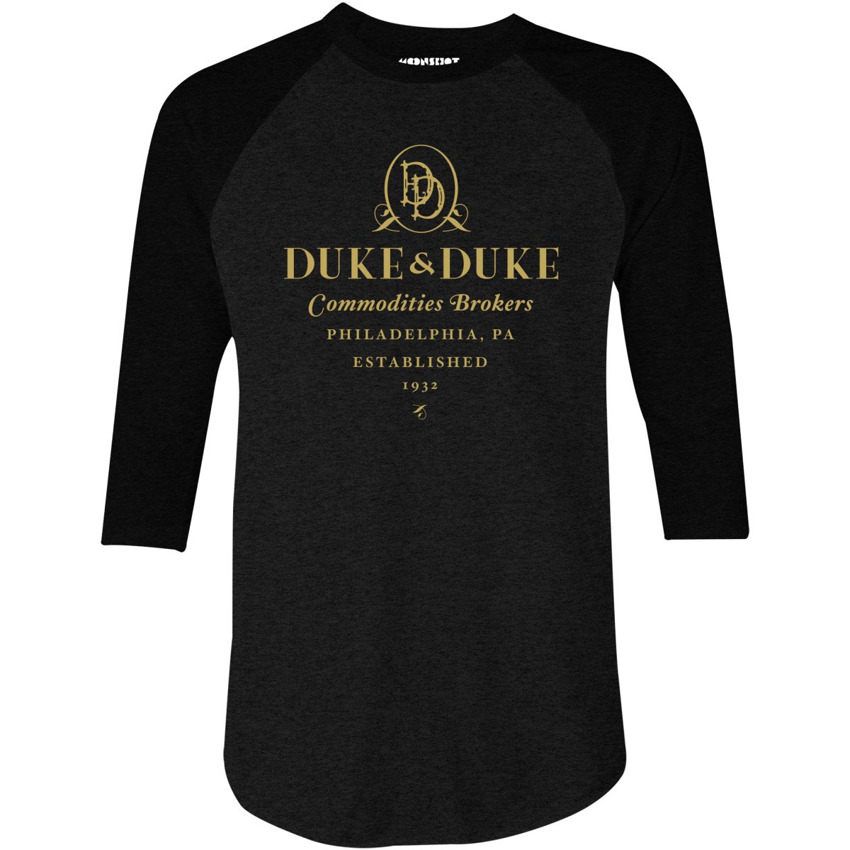 Duke & Duke Commodities Brokers - 3/4 Sleeve Raglan T-Shirt