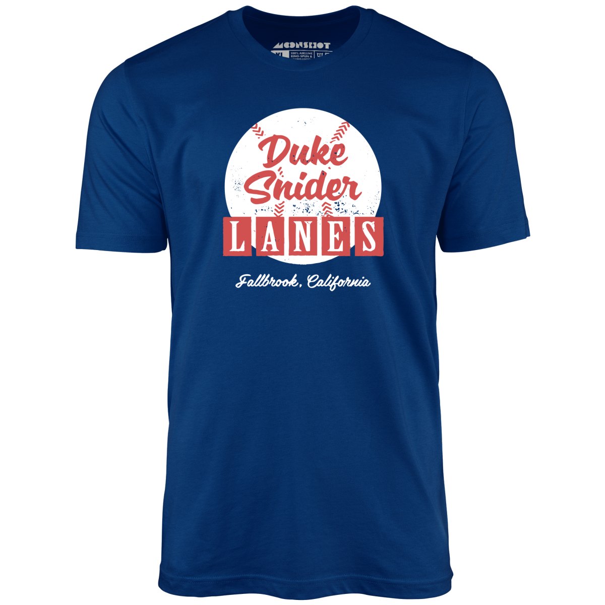 Duke Snider Lanes - Fallbrook, CA - Vintage Bowling Alley - Unisex T-Shirt