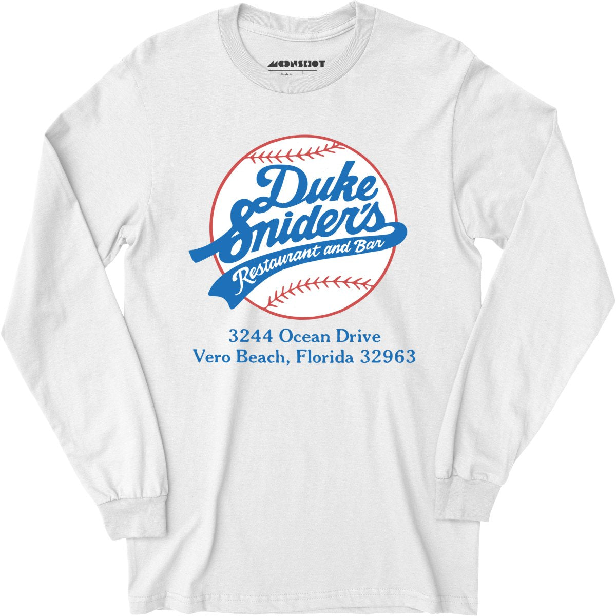 Duke Snider's - Vero Beach, FL - Vintage Restaurant - Long Sleeve T-Shirt