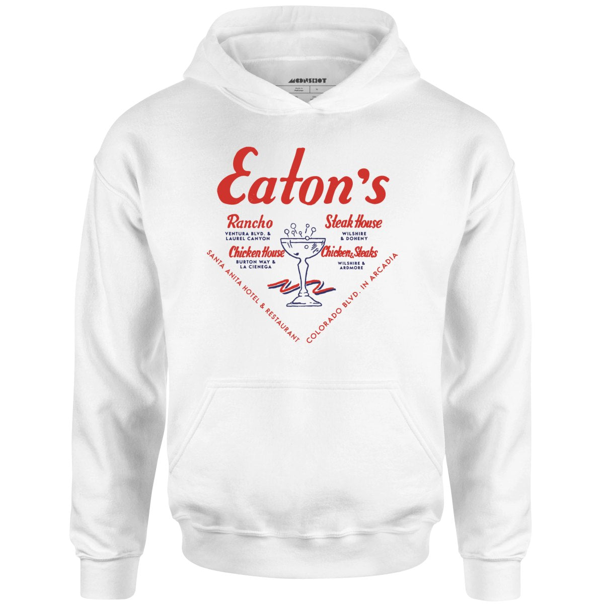 Eaton's Restaurants - Los Angeles, CA - Vintage Restaurant - Unisex Hoodie