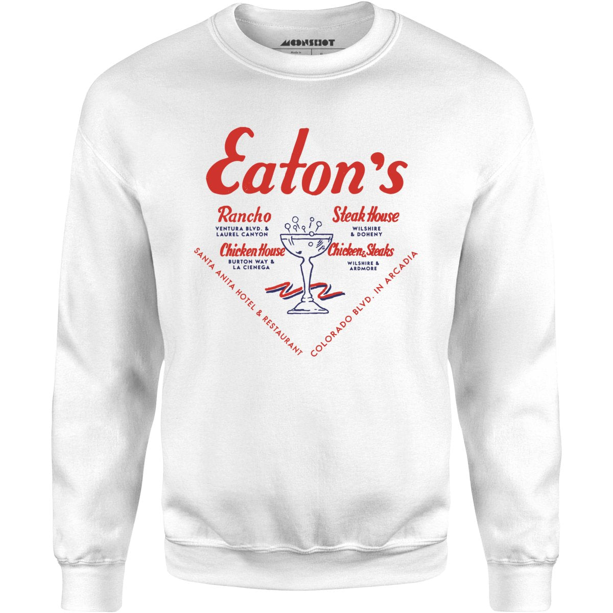 Eaton's Restaurants - Los Angeles, CA - Vintage Restaurant - Unisex Sweatshirt