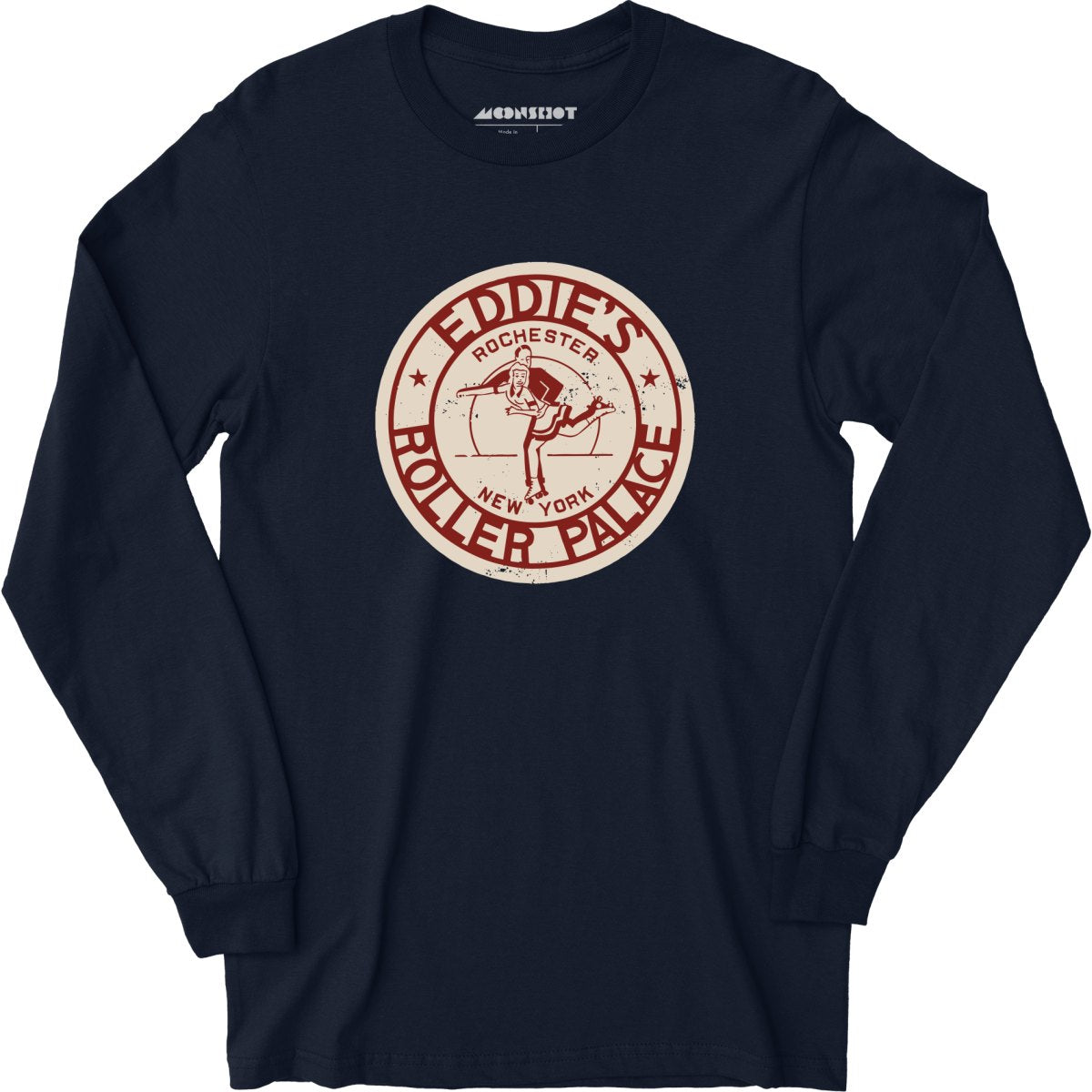 Eddie's Roller Palace - Rochester, NY - Vintage Roller Rink - Long Sleeve T-Shirt