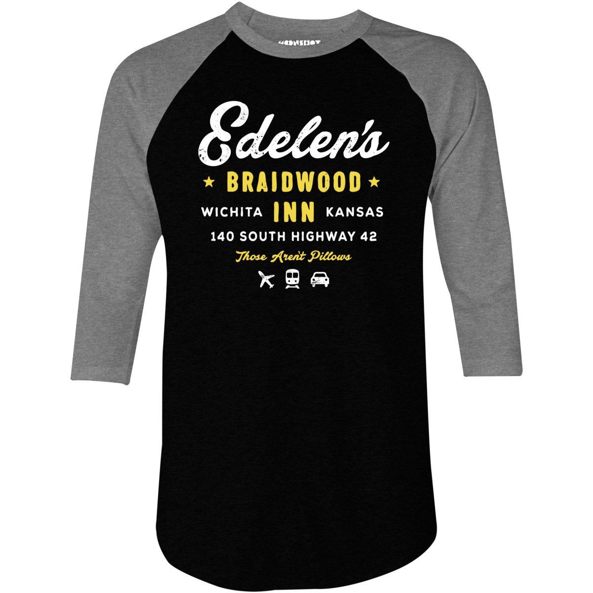 Edelen's Braidwood Inn - 3/4 Sleeve Raglan T-Shirt