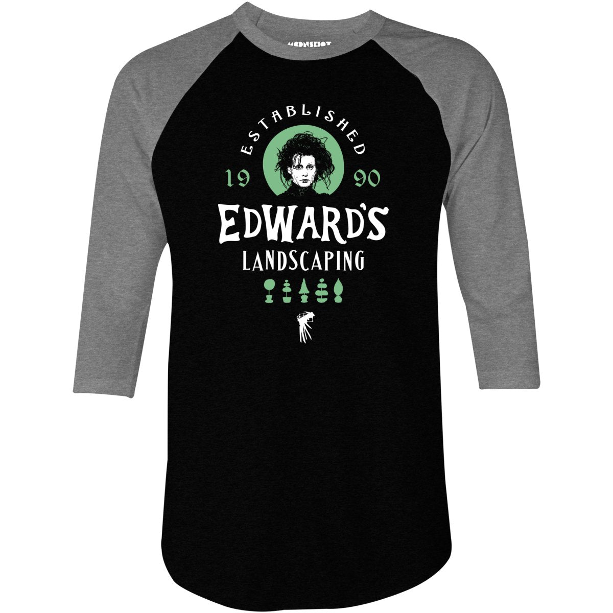 Edward's Landscaping - 3/4 Sleeve Raglan T-Shirt