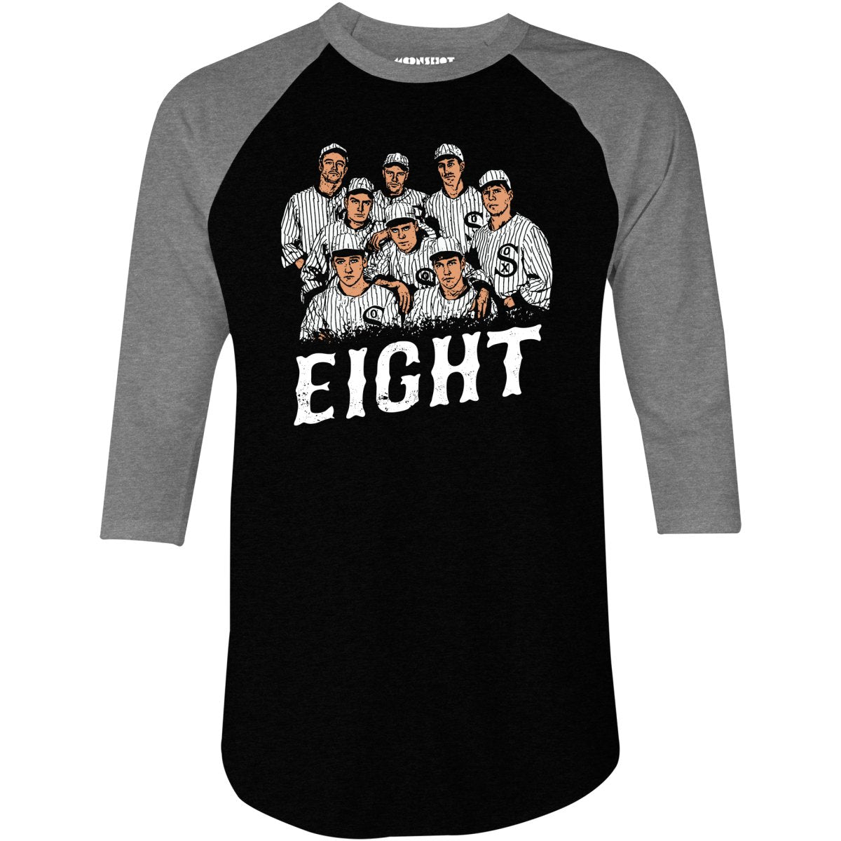 Eight Men Out - 3/4 Sleeve Raglan T-Shirt