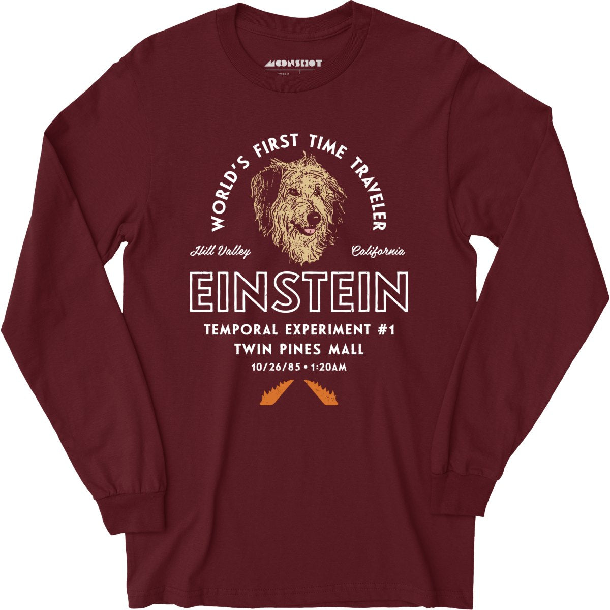 Einstein World's First Time Traveler - Long Sleeve T-Shirt