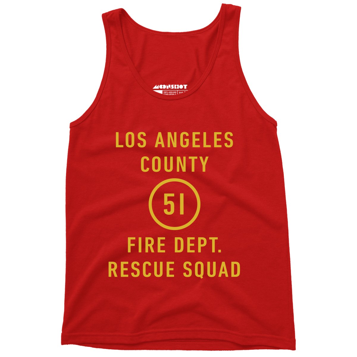 Emergency - Los Angeles County Fire Dept. Squad 51 - Unisex Tank Top