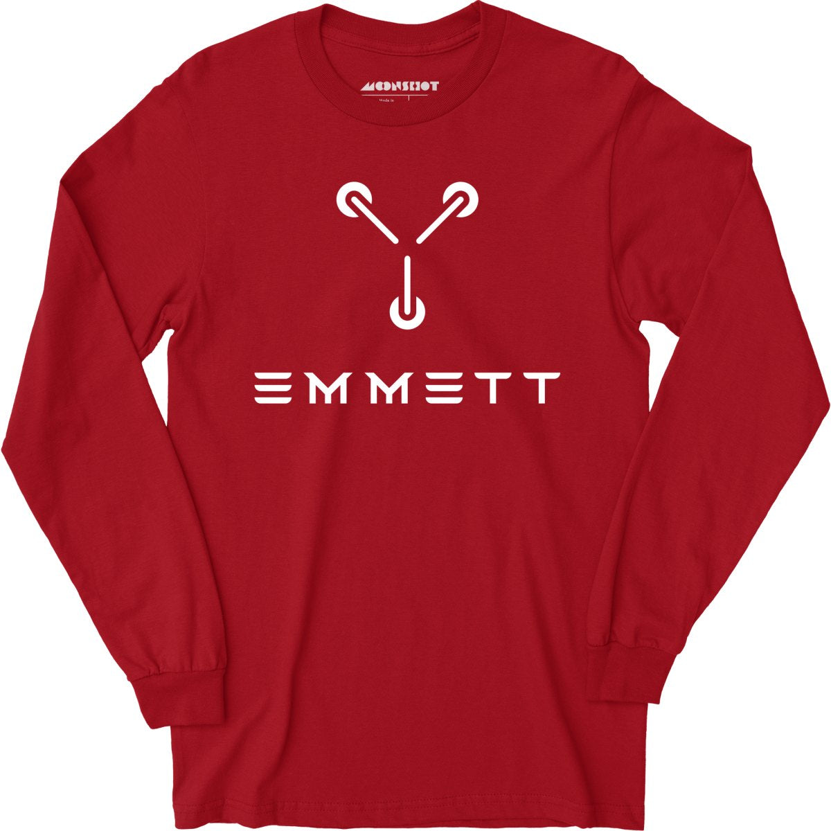 Emmett - Doc Brown Tesla Mashup - Long Sleeve T-Shirt