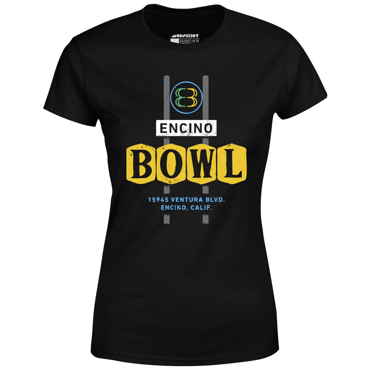 Encino Bowl - Encino, CA - Vintage Bowling Alley - Women's T-Shirt