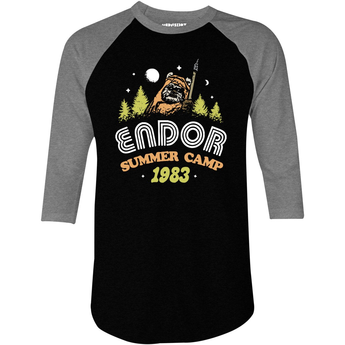 Endor Summer Camp - 3/4 Sleeve Raglan T-Shirt