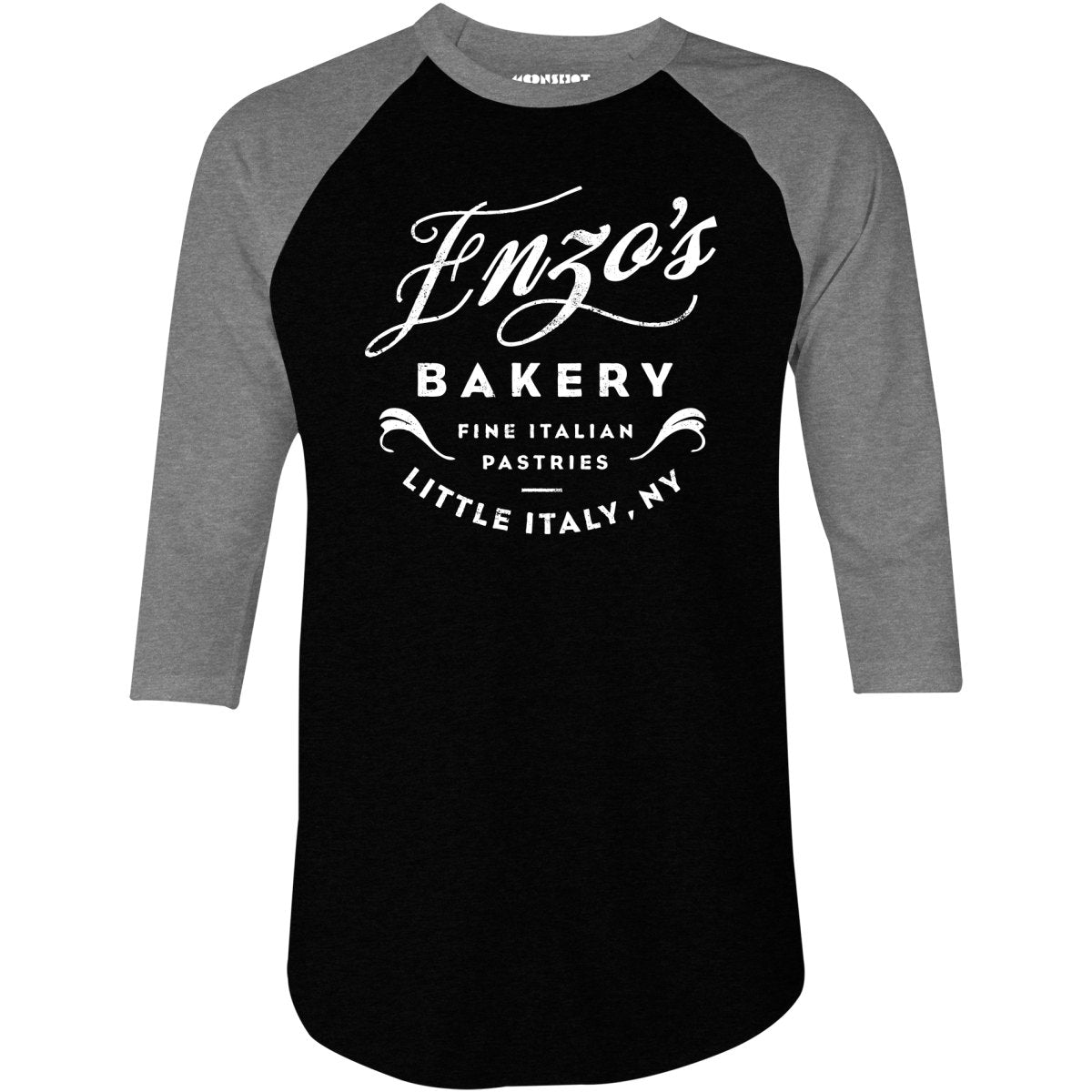 Enzo's Bakery - 3/4 Sleeve Raglan T-Shirt