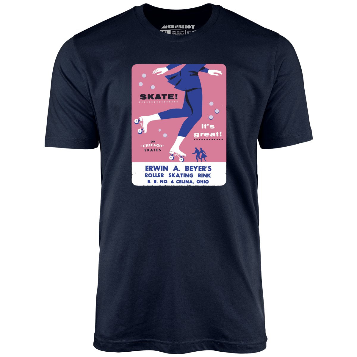 Erwin A. Beyer's - Celina, OH - Vintage Roller Rink - Unisex T-Shirt
