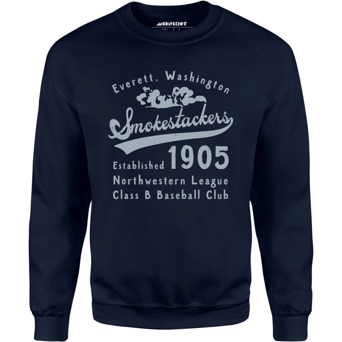 Everett Smokestackers - Washington - Vintage Defunct Baseball Teams - Unisex Sweatshirt
