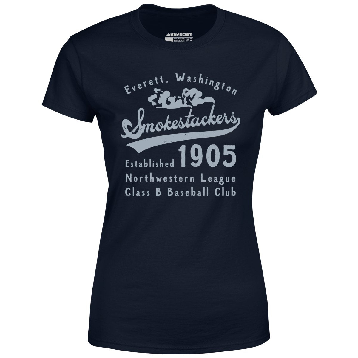 Everett Smokestackers - Washington - Vintage Defunct Baseball Teams - Women's T-Shirt