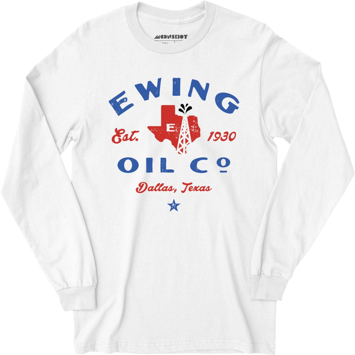 Ewing Oil Co - Dallas, Texas - Long Sleeve T-Shirt