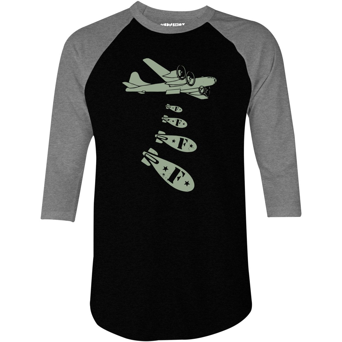 F Bombs - 3/4 Sleeve Raglan T-Shirt