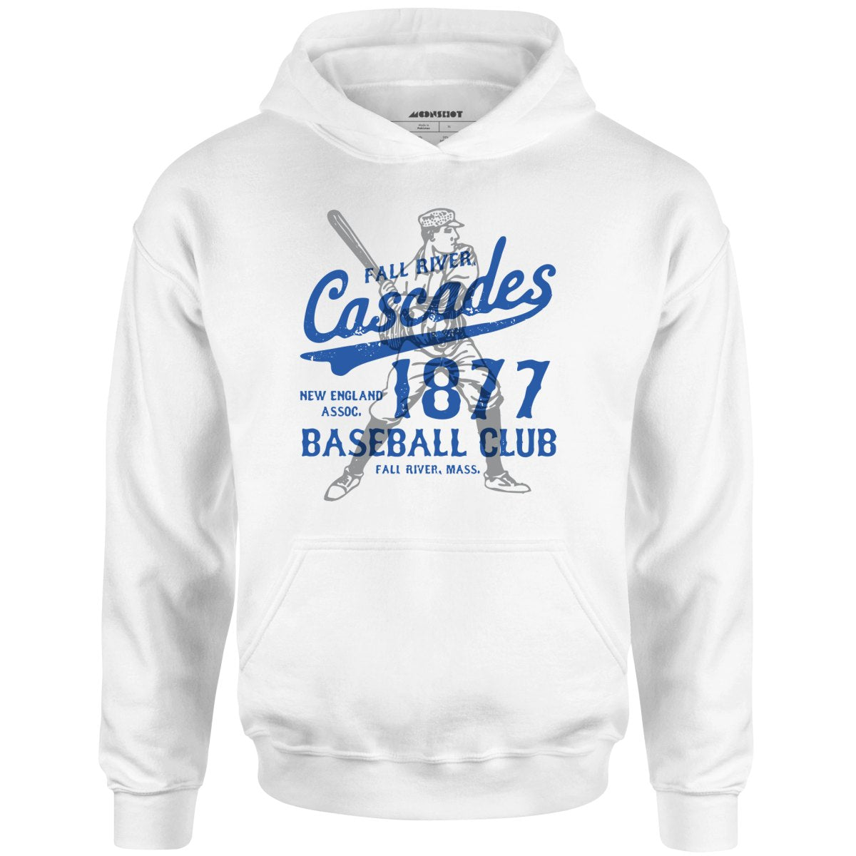 Fall River Cascades - Massachusetts - Vintage Defunct Baseball Teams - Unisex Hoodie