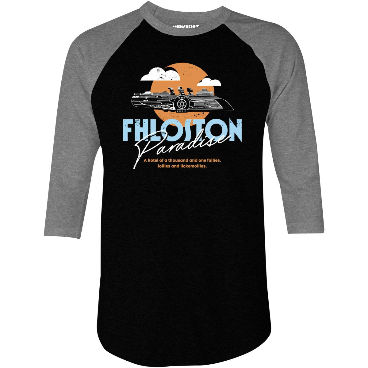 Fhloston Paradise - The Fifth Element - 3/4 Sleeve Raglan T-Shirt