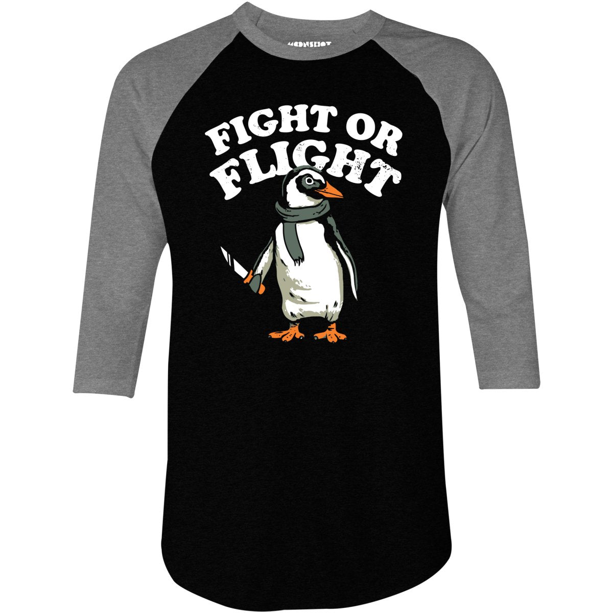 Fight or Flight - 3/4 Sleeve Raglan T-Shirt
