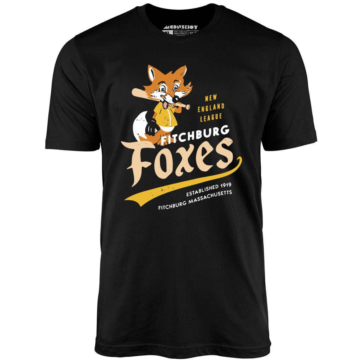 Fitchburg Foxes - Massachusetts - Vintage Defunct Baseball Teams - Unisex T-Shirt