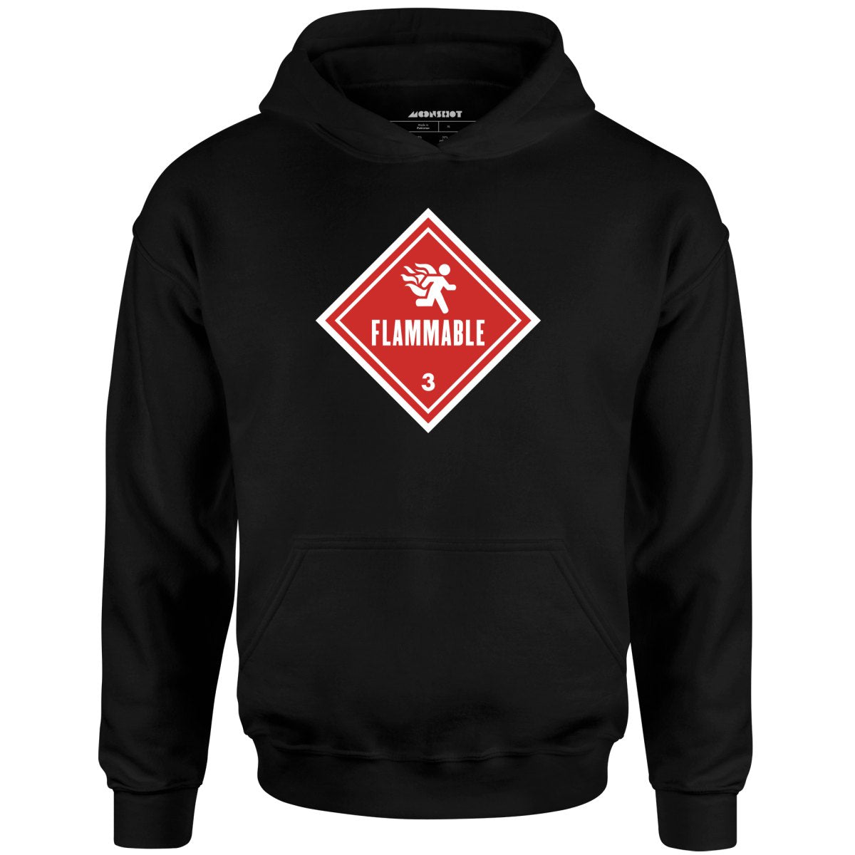 Flammable Human Warning - Unisex Hoodie