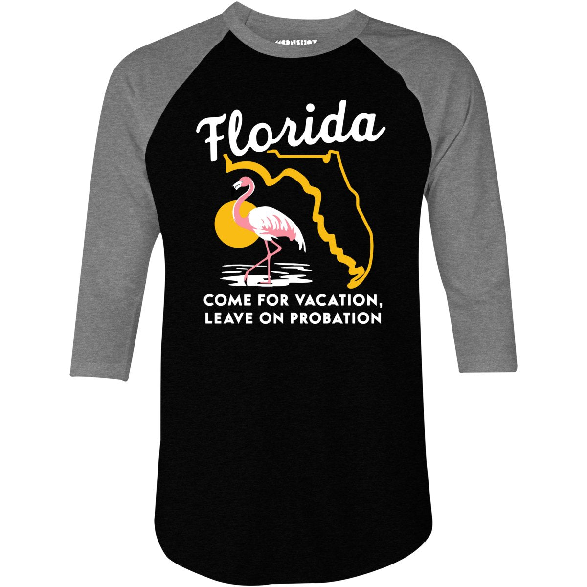 Florida Travel - 3/4 Sleeve Raglan T-Shirt