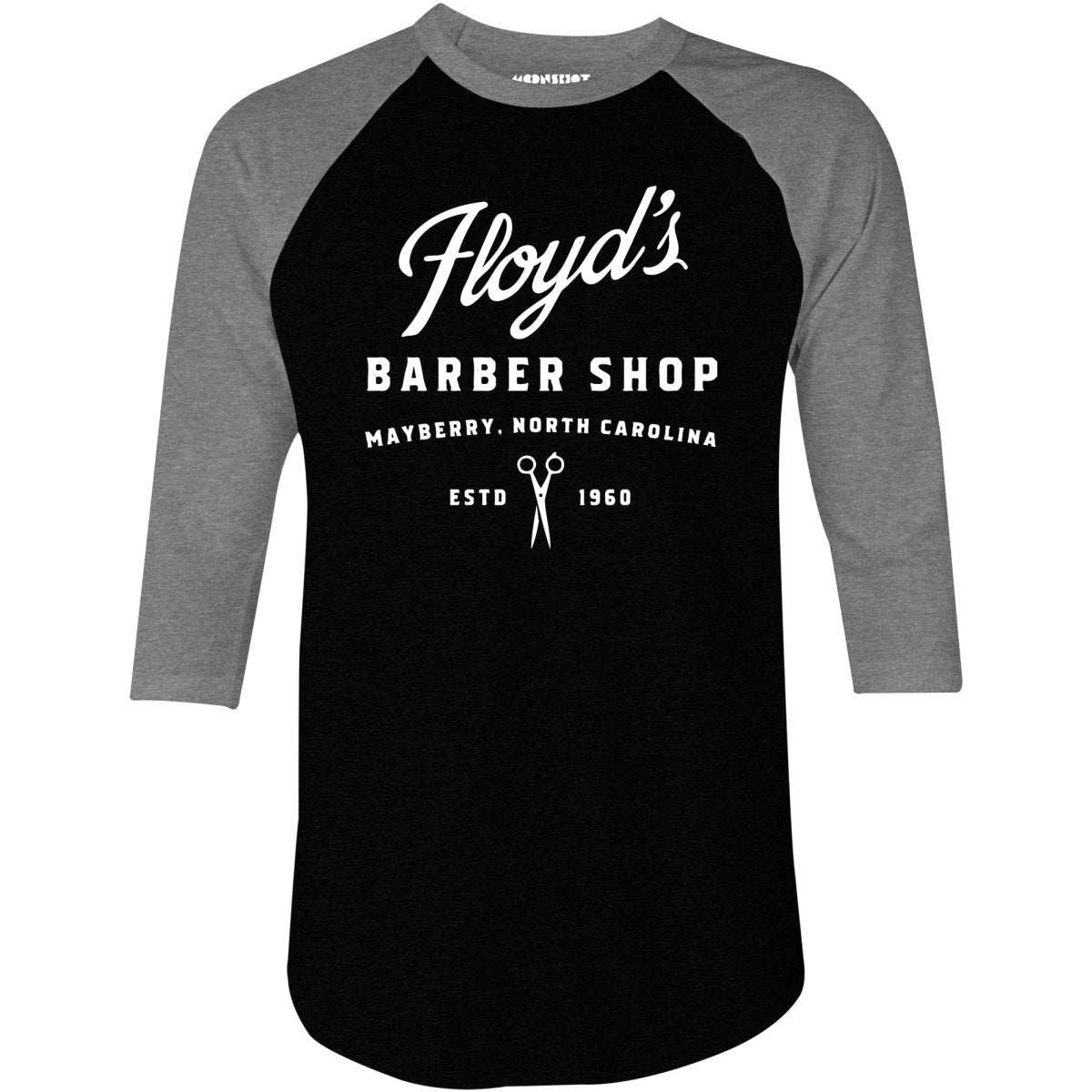 Floyd's Barber Shop - Mayberry - 3/4 Sleeve Raglan T-Shirt