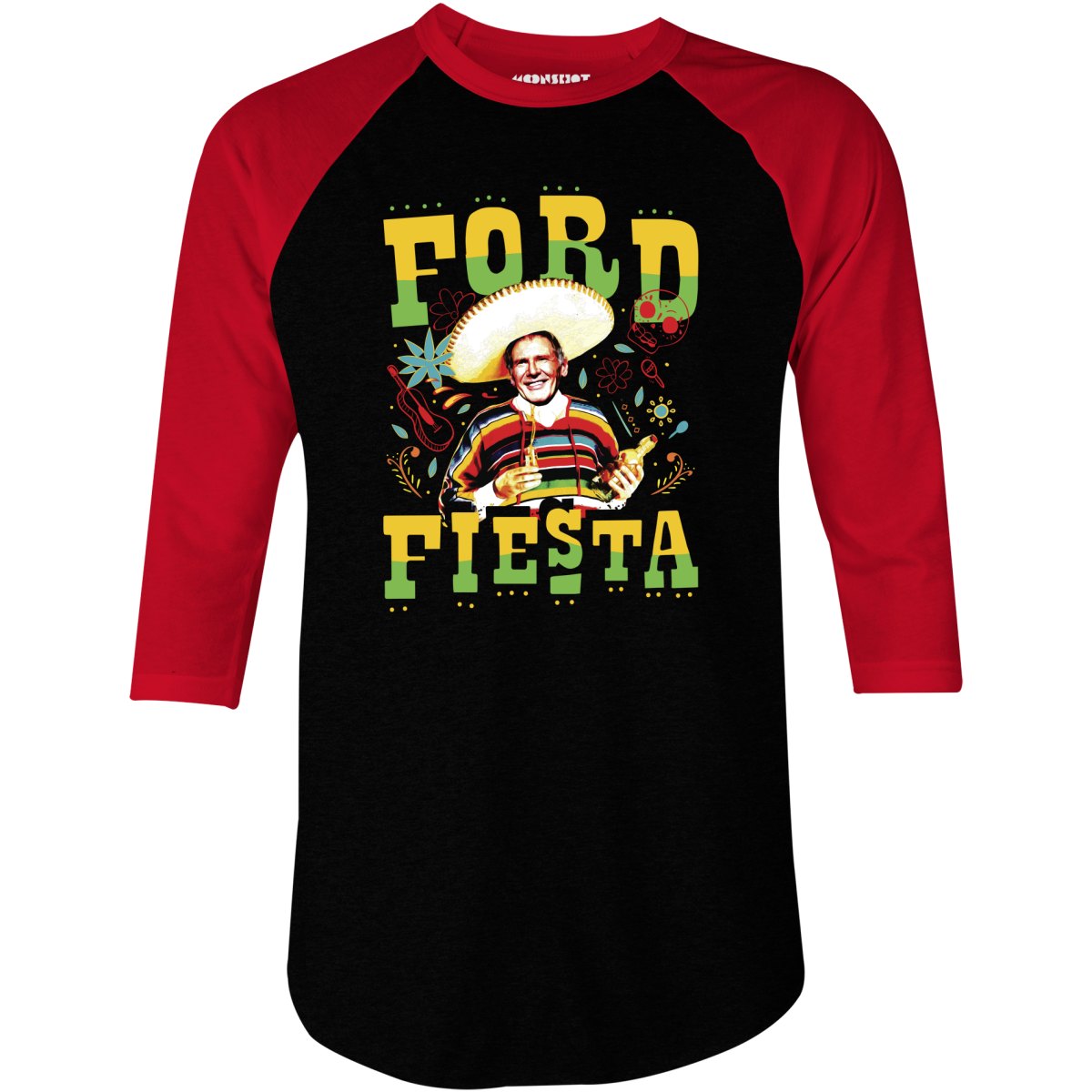 Ford Fiesta - 3/4 Sleeve Raglan T-Shirt