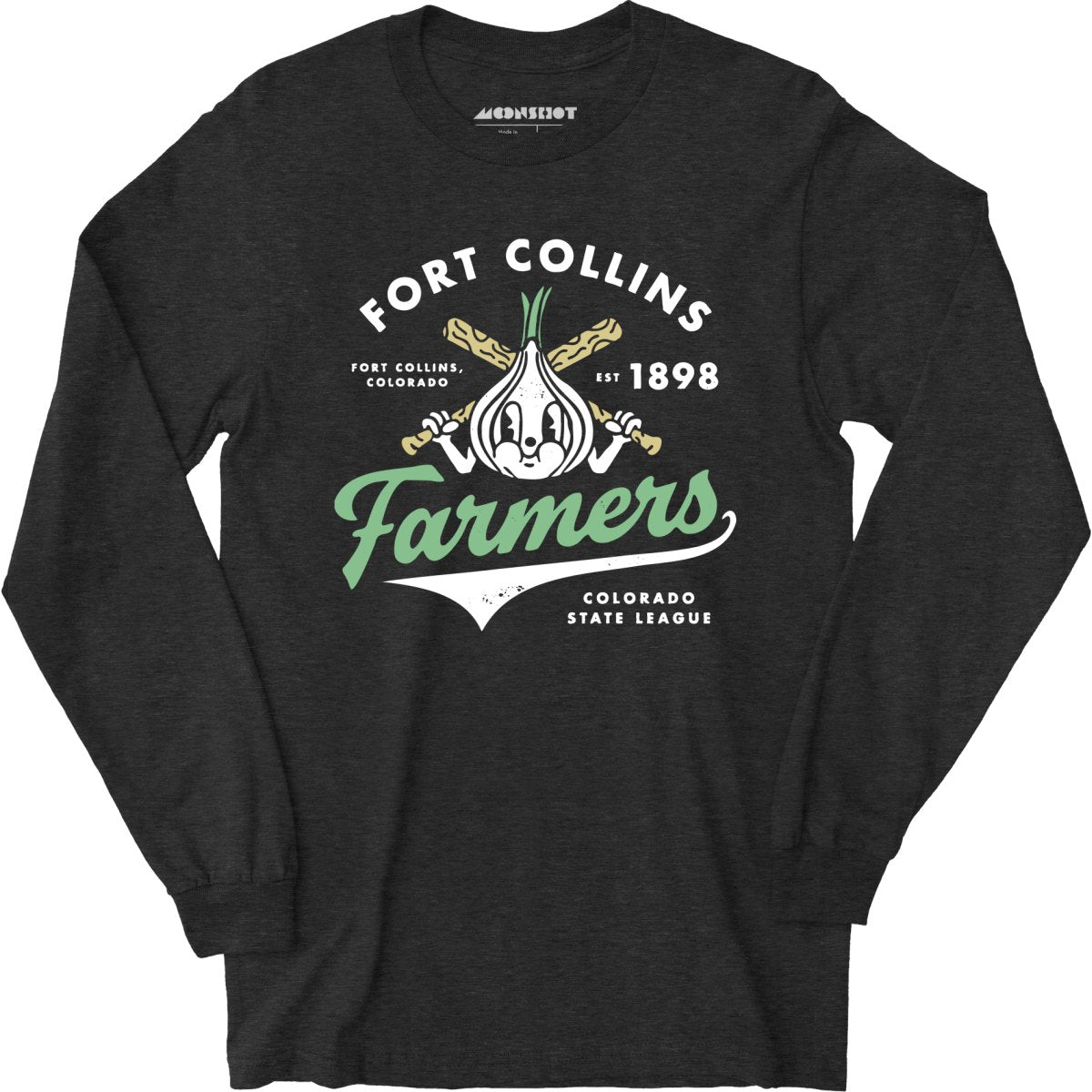 Fort Collins Farmers - Colorado - Vintage Defunct Baseball Teams - Long Sleeve T-Shirt