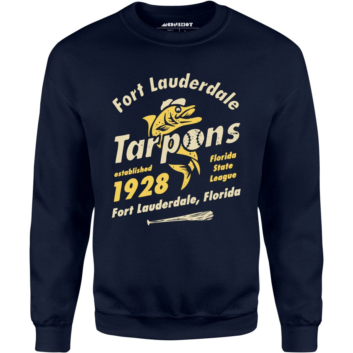 Fort Lauderdale Tarpons - Florida - Vintage Defunct Baseball Teams - Unisex Sweatshirt