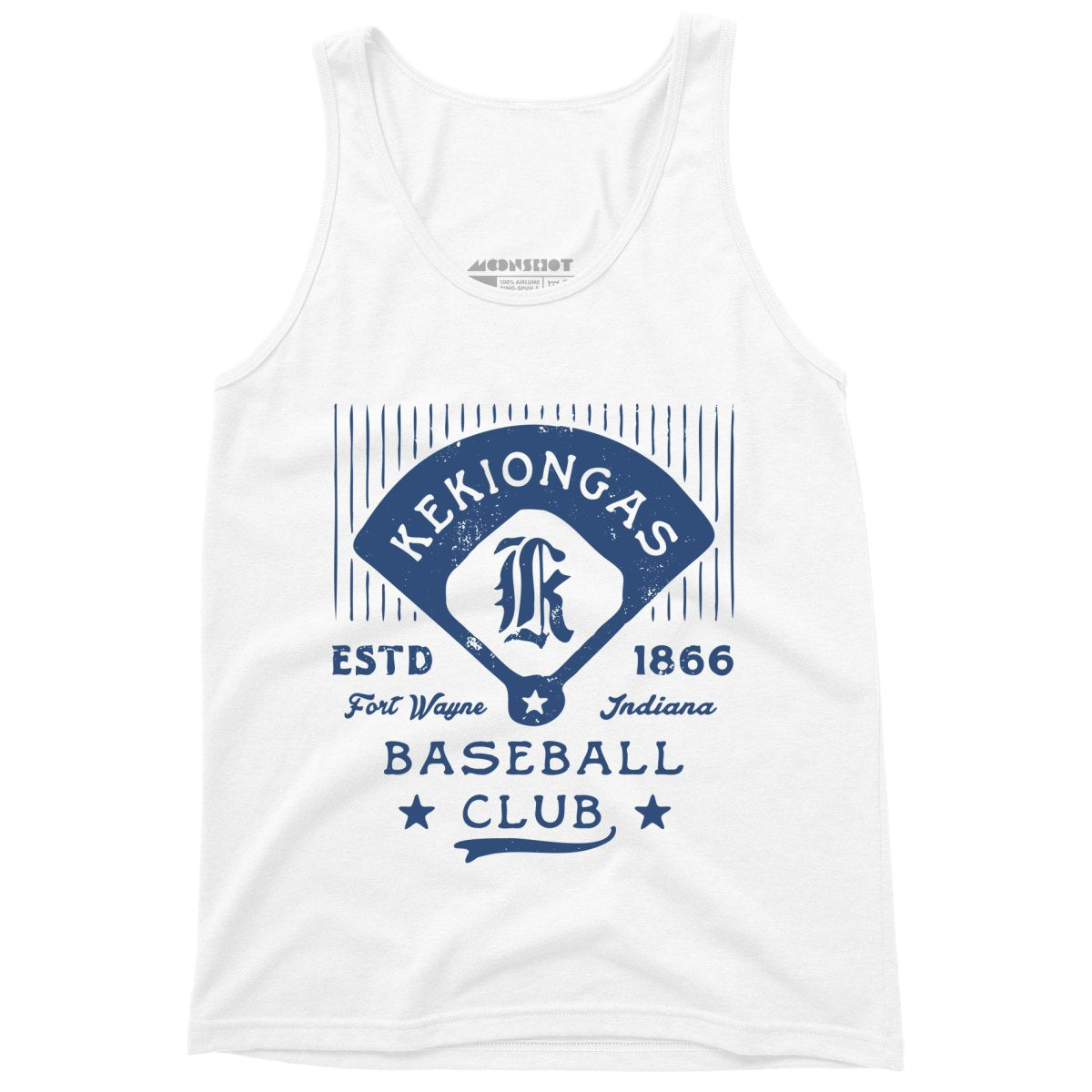 Fort Wayne Kekiongas - Indiana - Vintage Defunct Baseball Teams - Unisex Tank Top