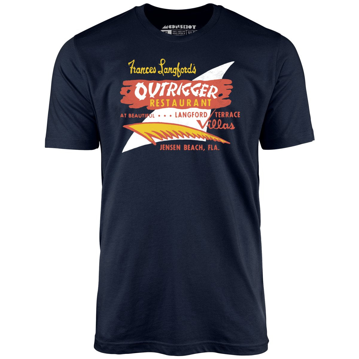 Frances Langford's Outrigger - Jensen Beach, FL - Vintage Tiki Bar - Unisex T-Shirt