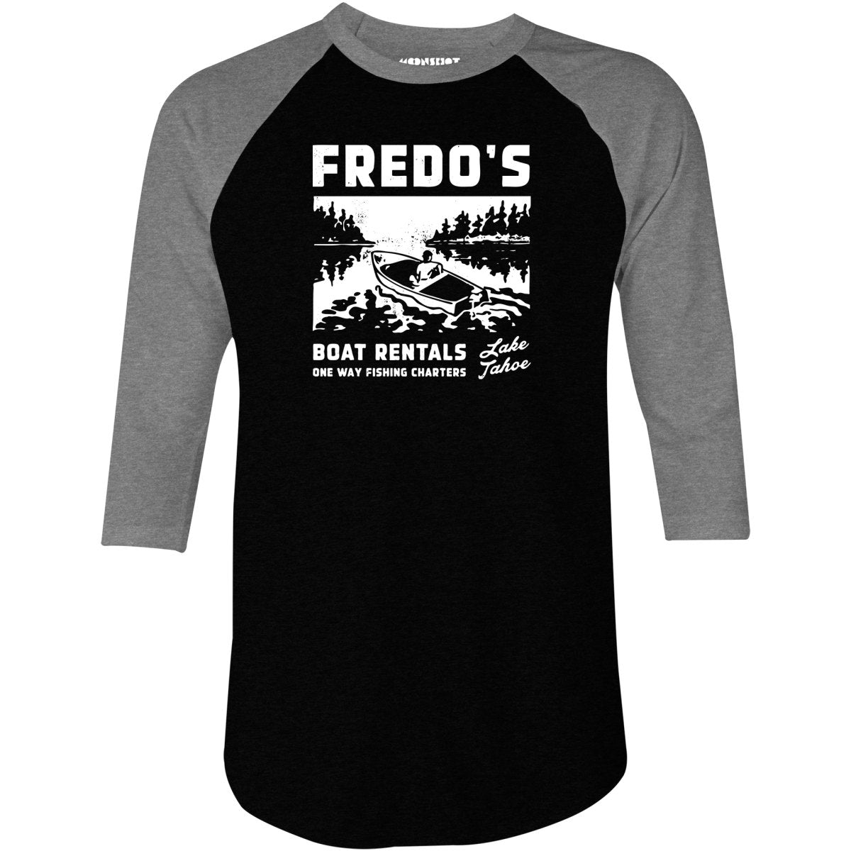 Fredo's Boat Rentals - 3/4 Sleeve Raglan T-Shirt