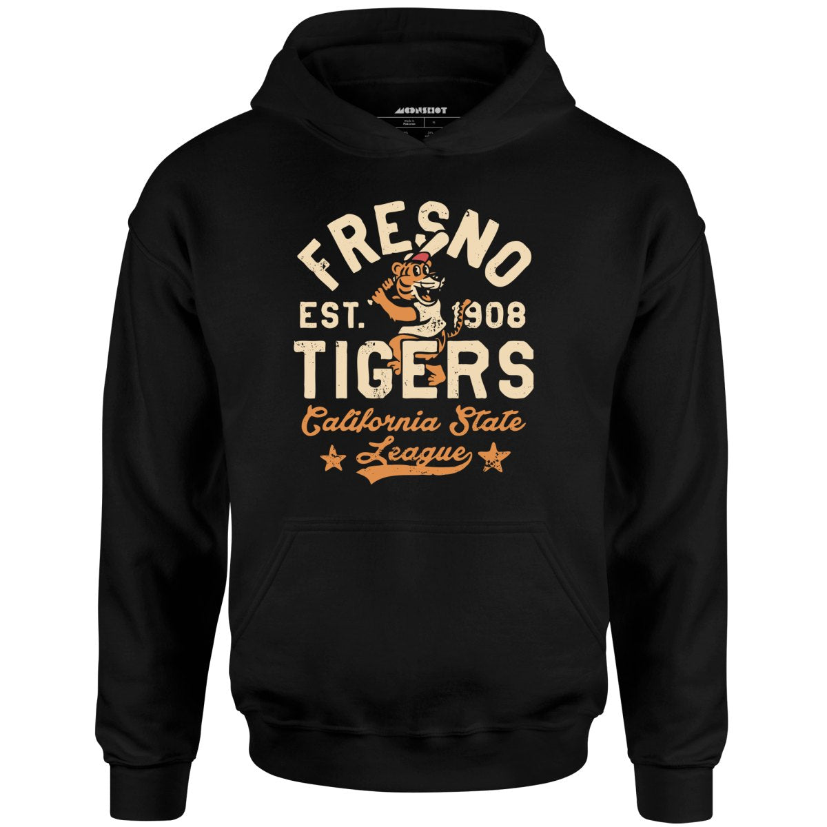 Fresno Tigers - California - Vintage Defunct Baseball Teams - Unisex Hoodie