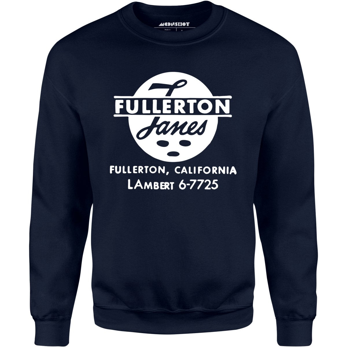 Fullerton Lanes - Fullerton, CA - Vintage Bowling Alley - Unisex Sweatshirt