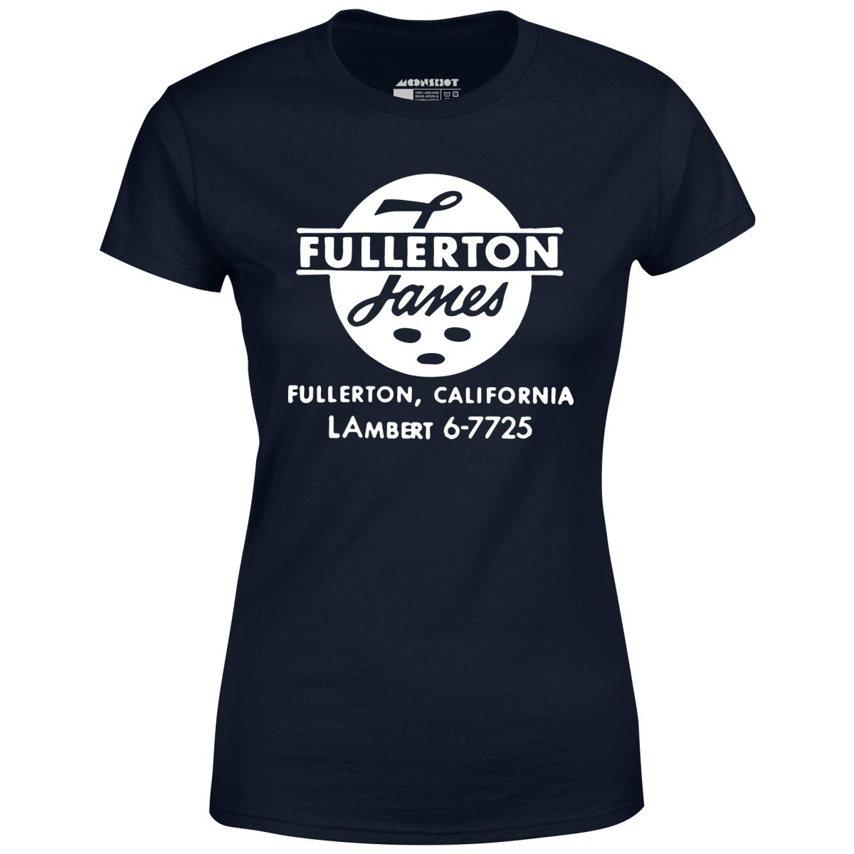 Fullerton Lanes - Fullerton, CA - Vintage Bowling Alley - Women's T-Shirt