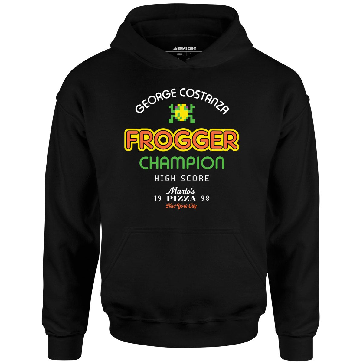 George Costanza Frogger Champion - Mario's Pizza - Unisex Hoodie