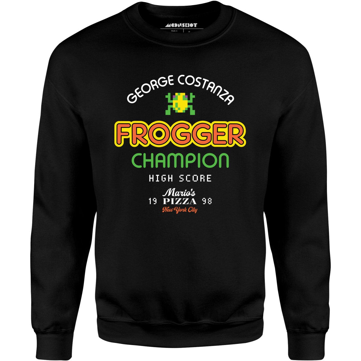 George Costanza Frogger Champion - Mario's Pizza - Unisex Sweatshirt