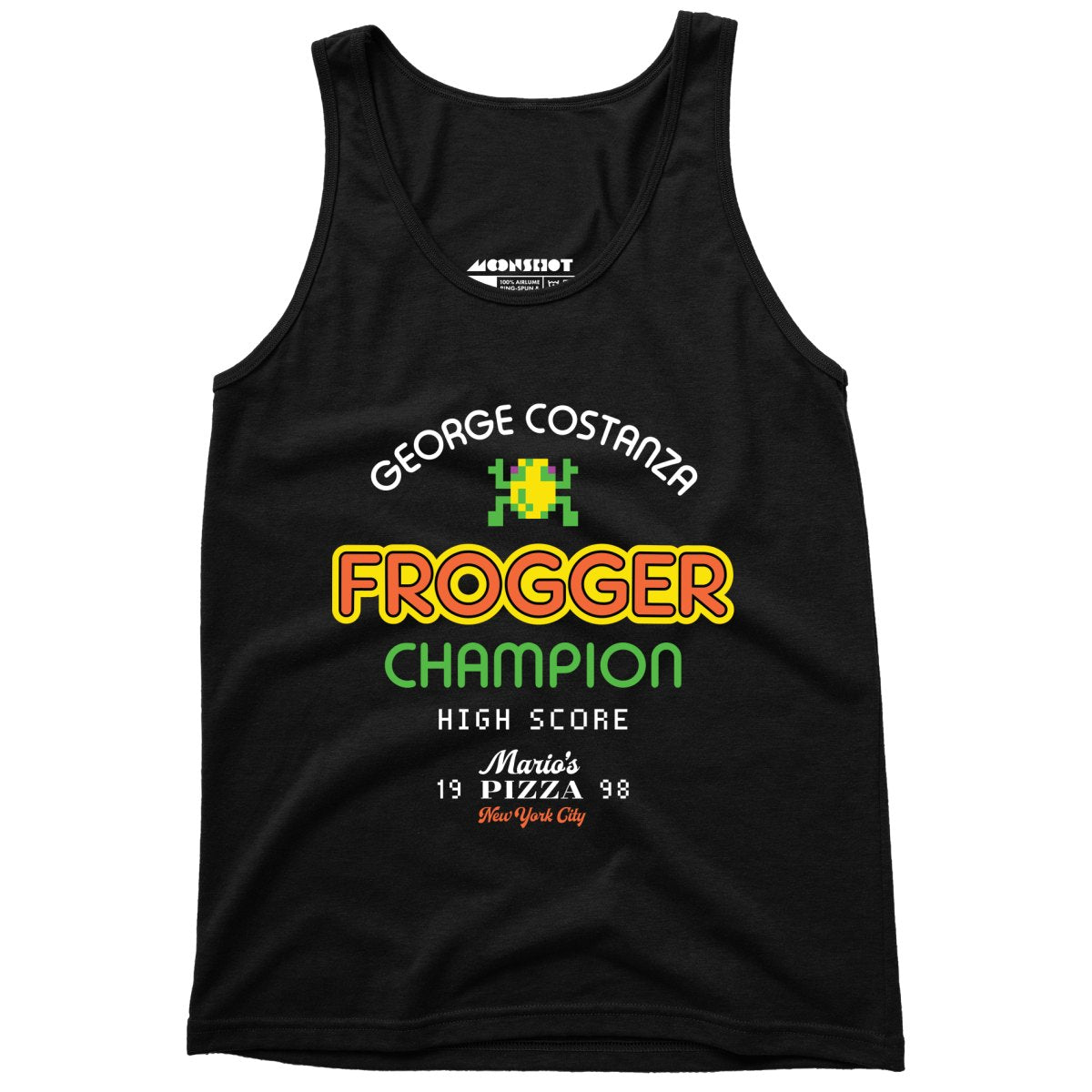 George Costanza Frogger Champion - Mario's Pizza - Unisex Tank Top
