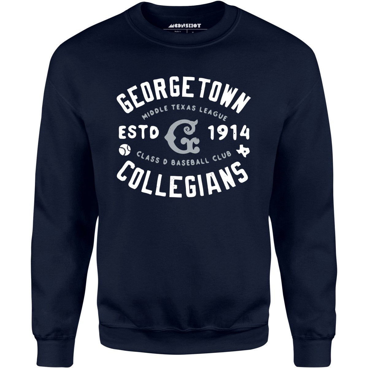 Georgetown Collegians - Texas - Vintage Defunct Baseball Teams - Unisex Sweatshirt