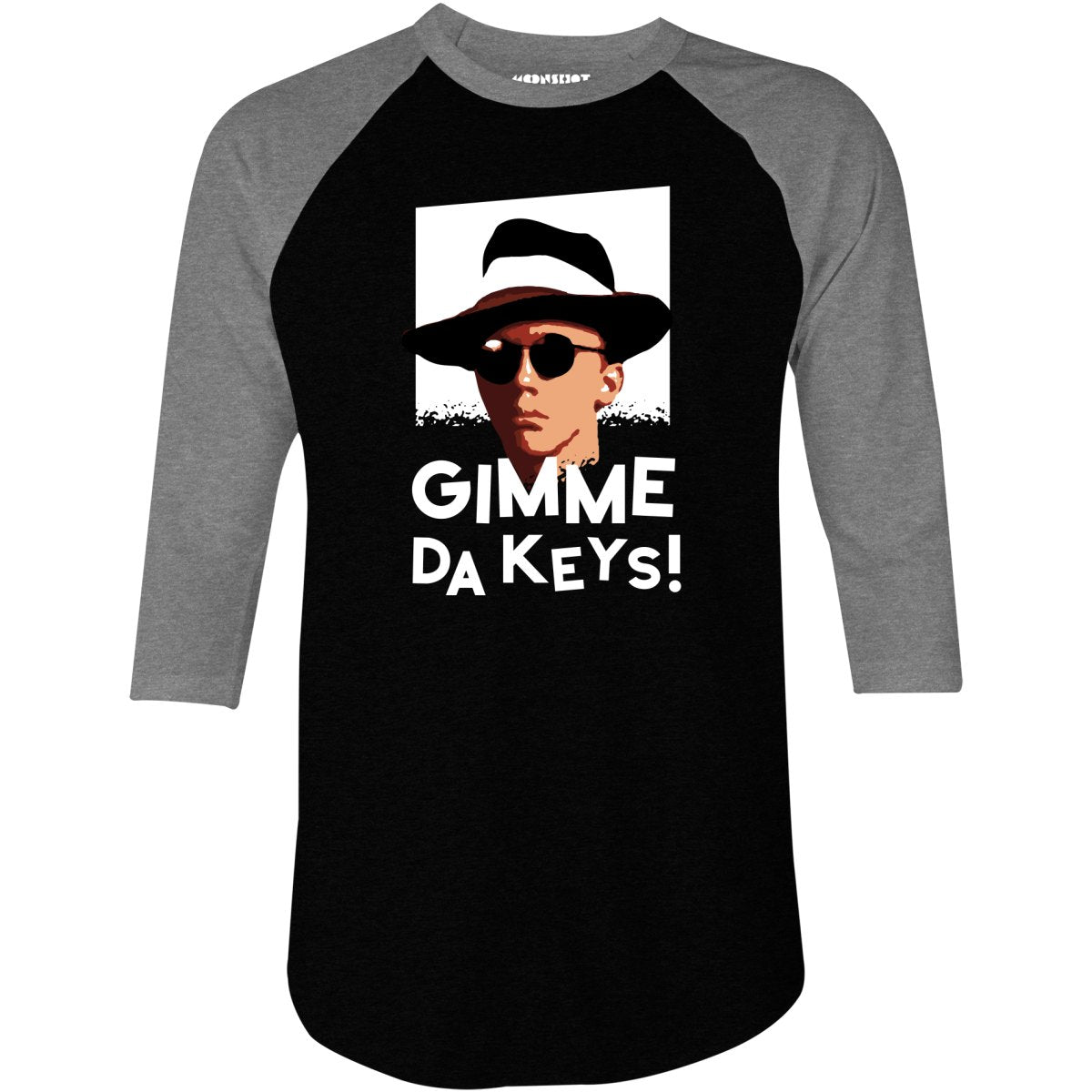 Gimme Da Keys! - 3/4 Sleeve Raglan T-Shirt